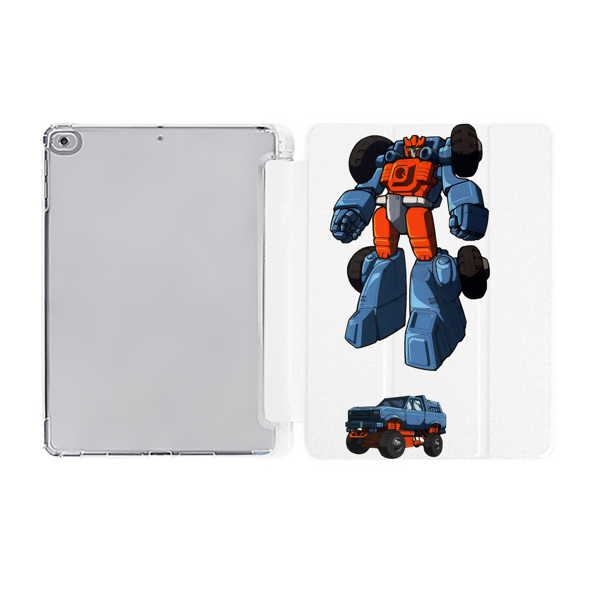 （画像用）  IPad ケース ペン収納付き 三つ折りスタンド PUレザー×シリコン 対応機種9.5/10.5/10.9インチ